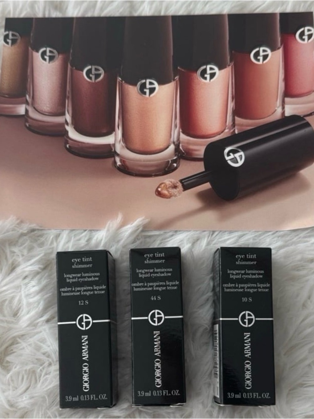 Armani Beauty Eye Tint Long-Lasting Liquid Eyeshadow Bundle- NEW IN BOX!